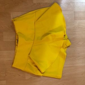 Yellow Zara Skort